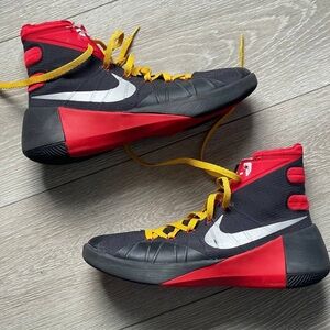 Nike Hyperdunk 2015 Black Red Men's Basketball Shoes Sneakers Size 8 Minor Flaws